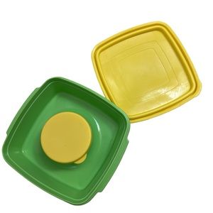 Snack and Dip Lunch Container with Snap Tight Lid
